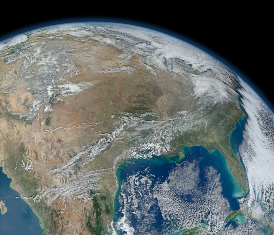The Earth seen from space